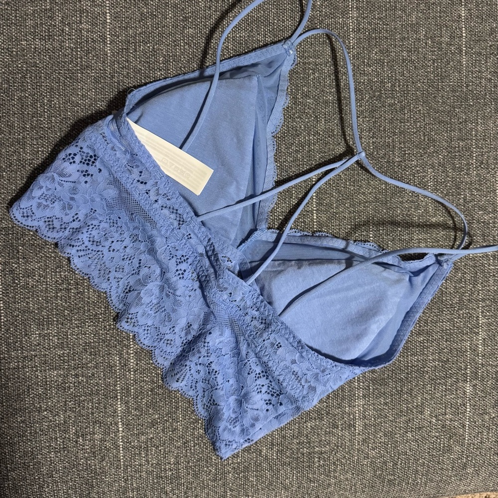 Gilly Hicks Lace Bralette in Soft Blue - Picture 2 of 3